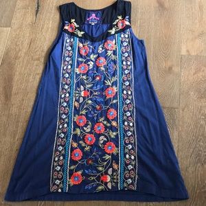 Johnny Was  embroidered swing dress!